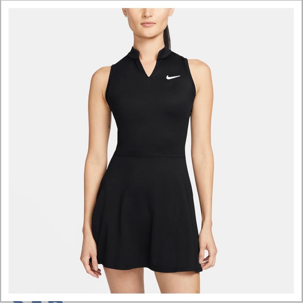 NWT.  Nike Women's Court Dri-FIT Victory Tennis Dress. Sz SMALL